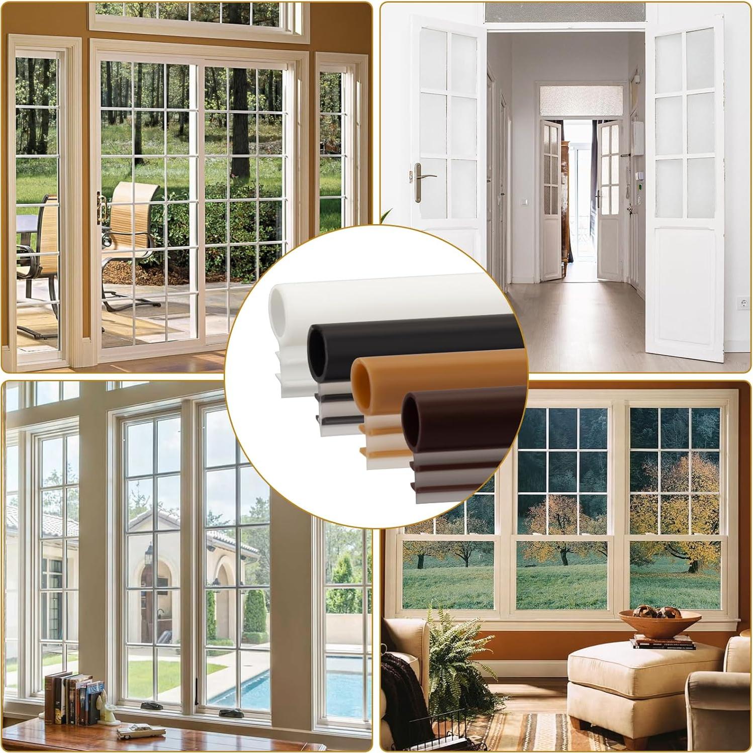 Sello de Burbuja Kerf 1/4" Showingo 30.48m Blanco TPE