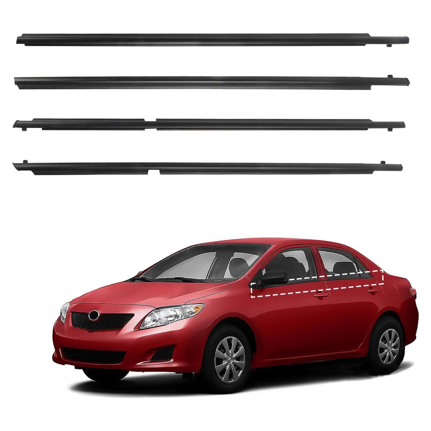 Moldura de Sellado para Ventana Toyota Corolla 2009-2012 - ItranMc