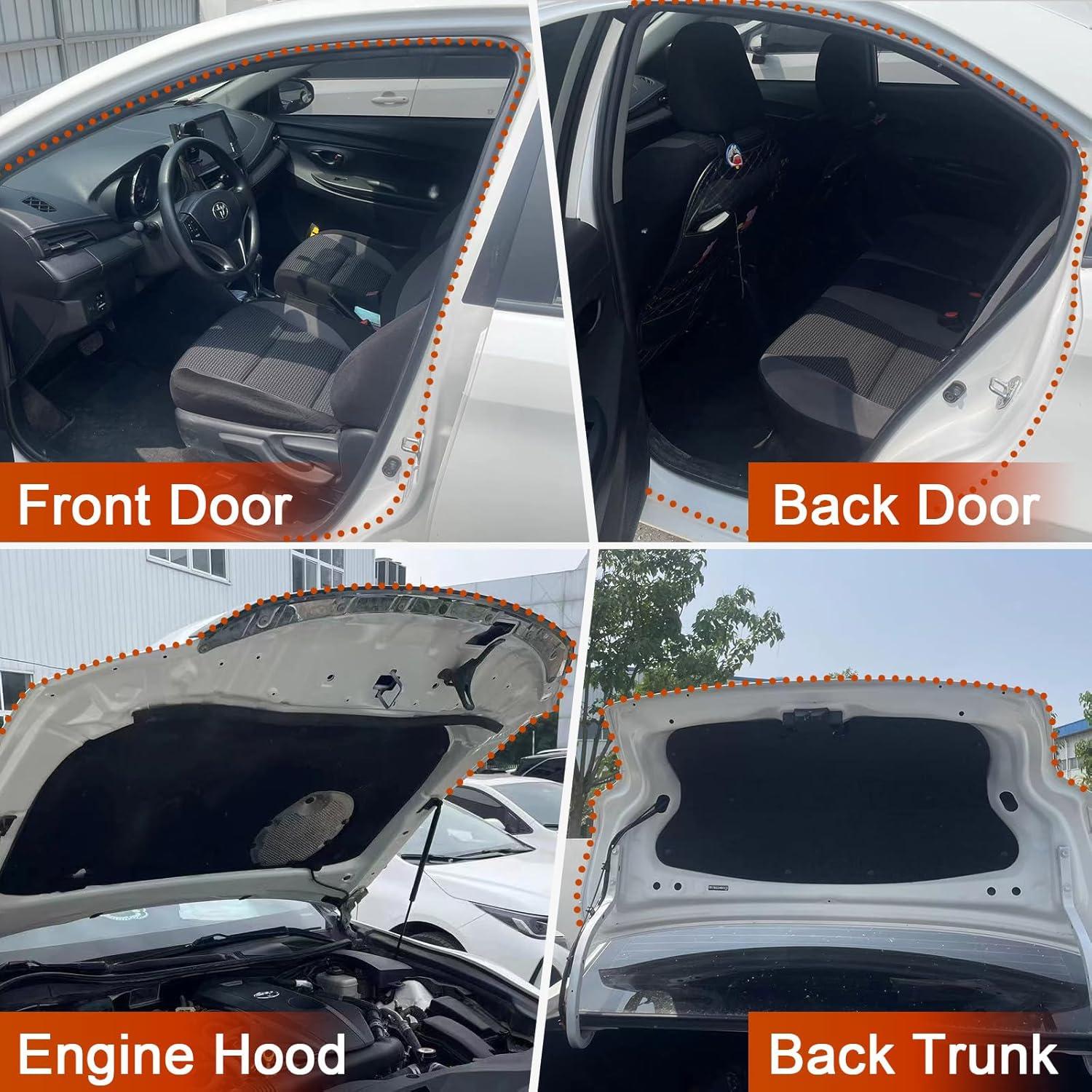 Tira de Sello Acústico para Puertas de Automóvil Alophoty 5.03 m