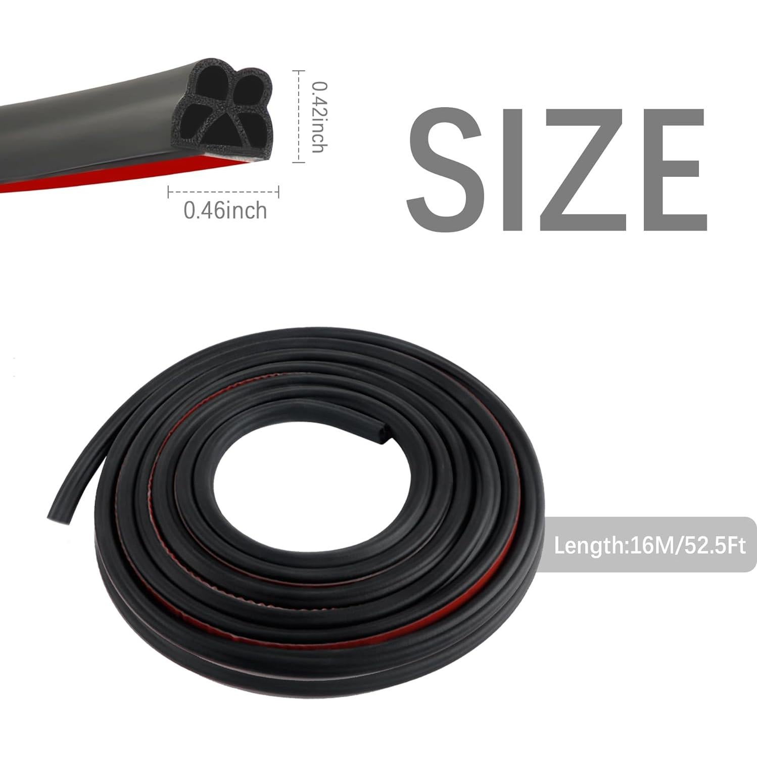 Tira de Sellado para Puertas de Automóvil Stacool 500/1000/1600 cm