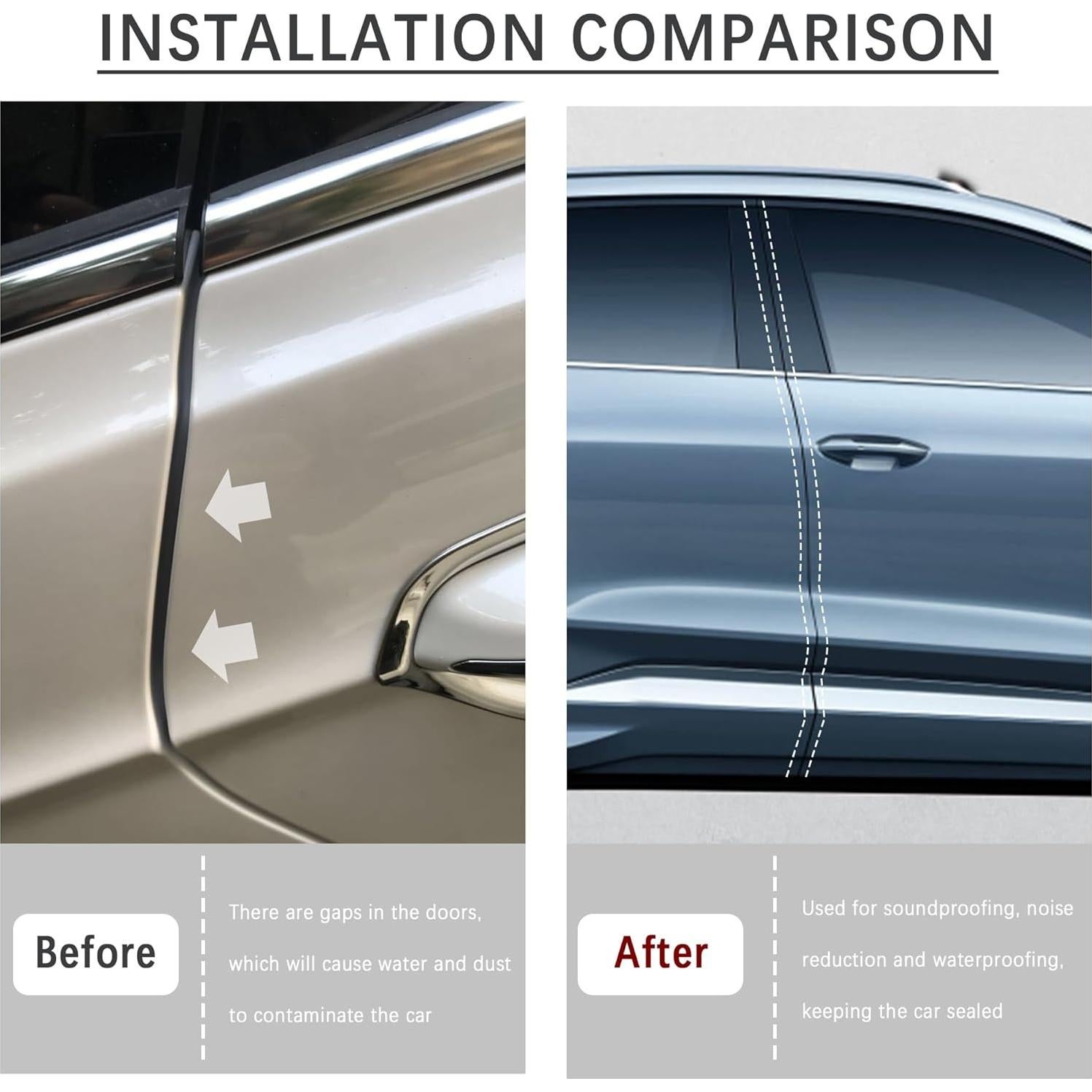 Tira de Sellado para Puertas de Automóvil Stacool 500/1000/1600 cm