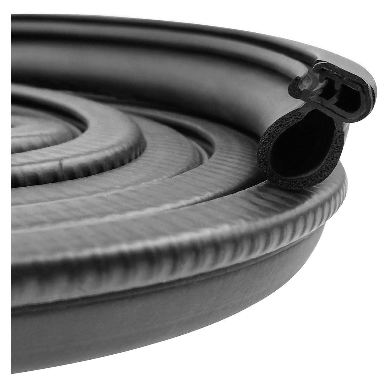 Tira de Sello para Puertas de Automóviles DGSL 3.05m Goma Negra