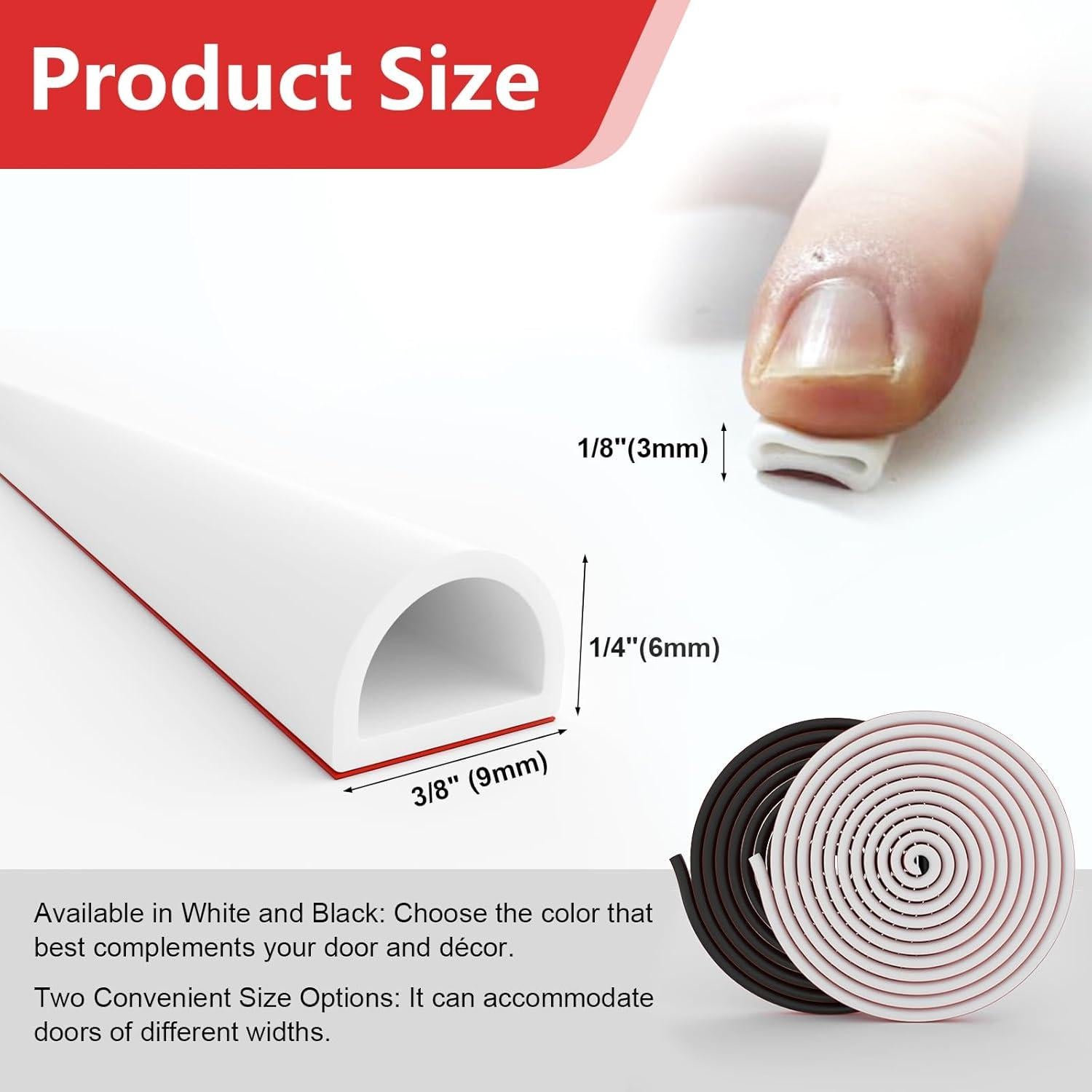 Sellador de Puerta de Silicona Pionasuicg 6.1m Blanco