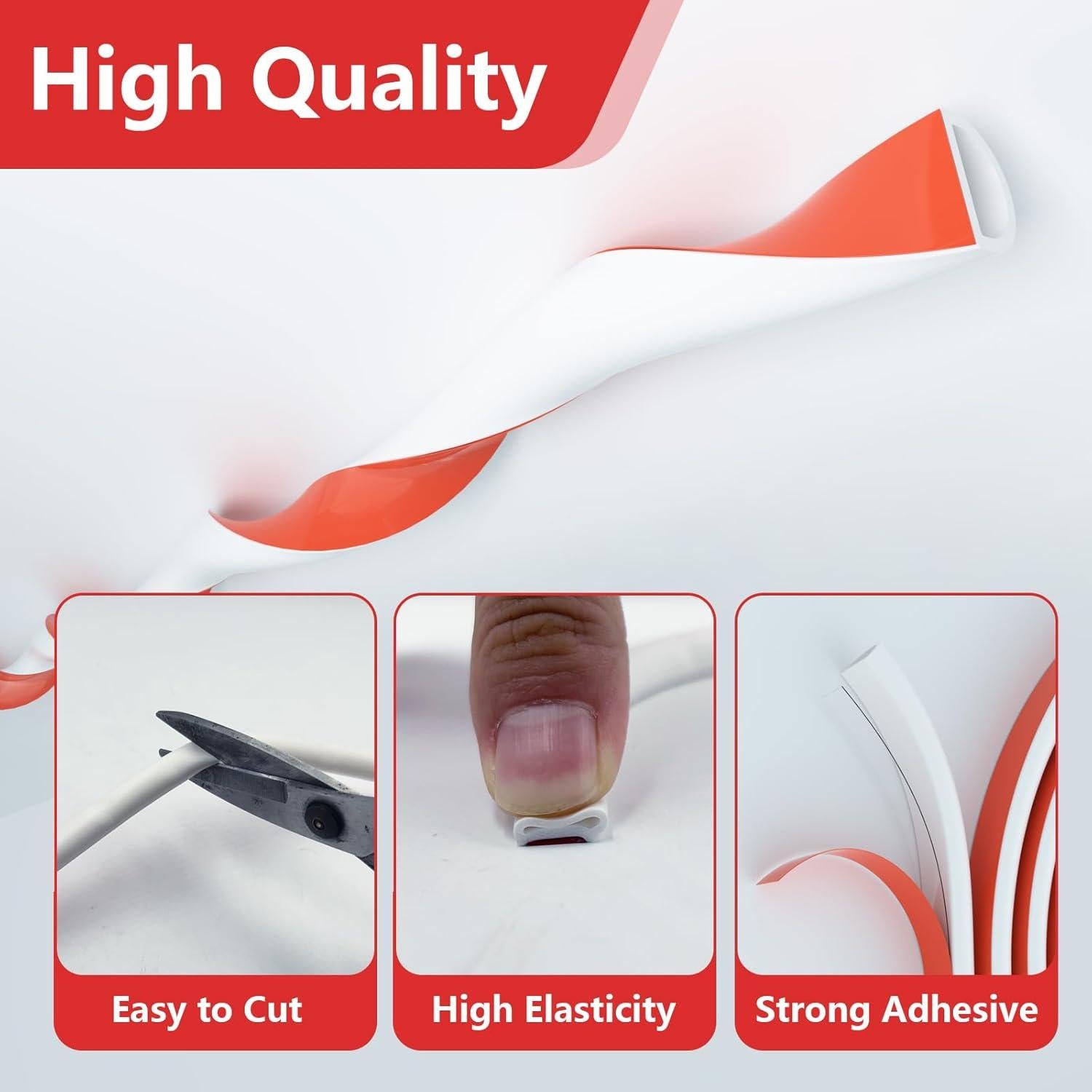 Sellador de Puerta de Silicona Pionasuicg 6.1m Blanco