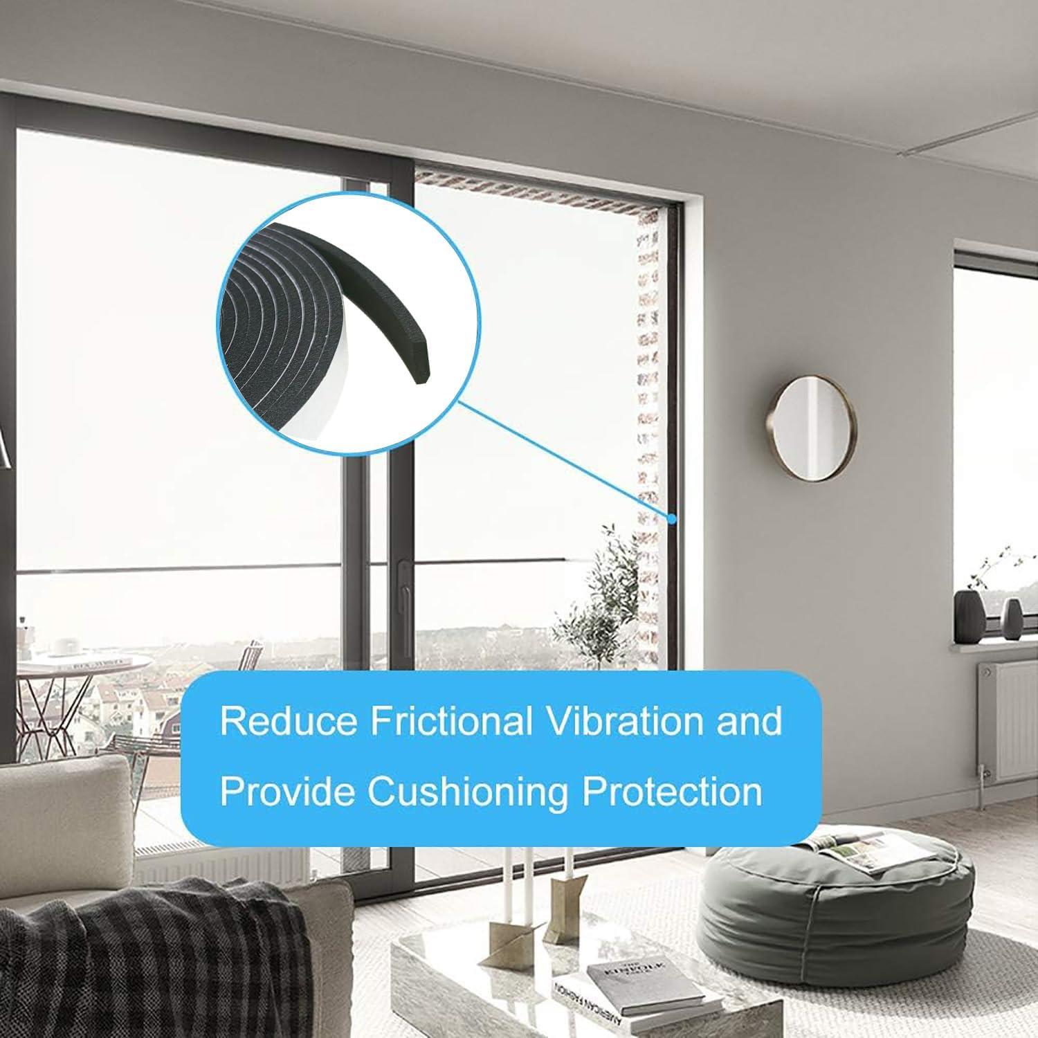 Cinta de Espuma Adhesiva GuangTouL 10 m Aislamiento Acústico