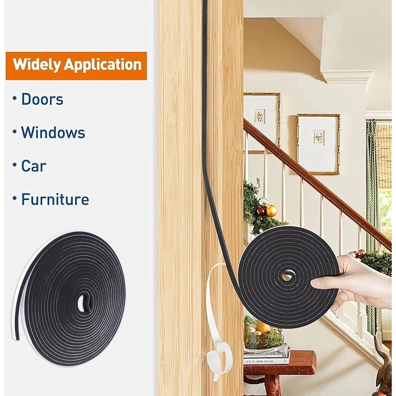 Cinta de Espuma Adhesiva GuangTouL 10 m Aislamiento Acústico