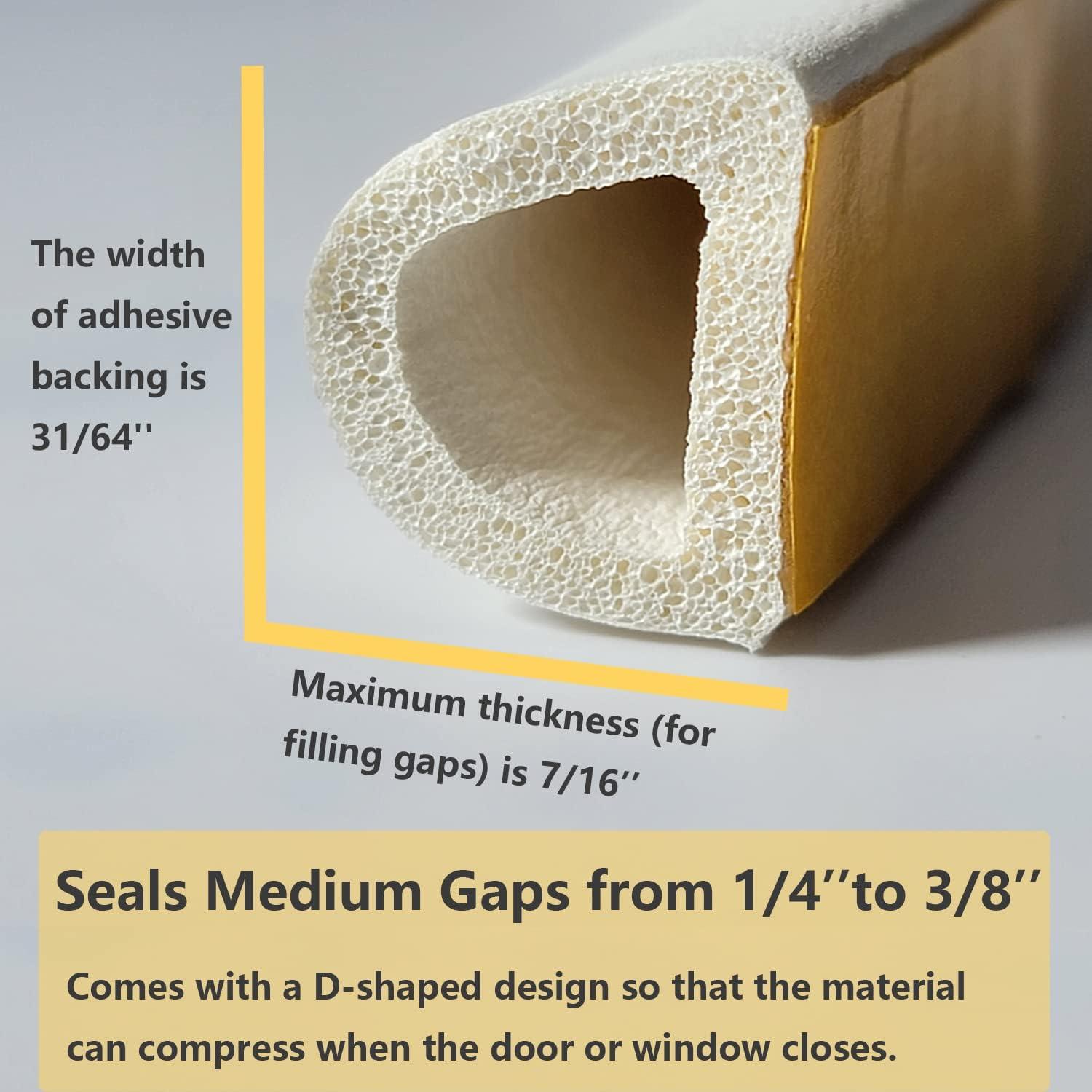 Burlete Autoadhesivo VITAM AMO 5.5m Blanco para Puertas y Ventanas