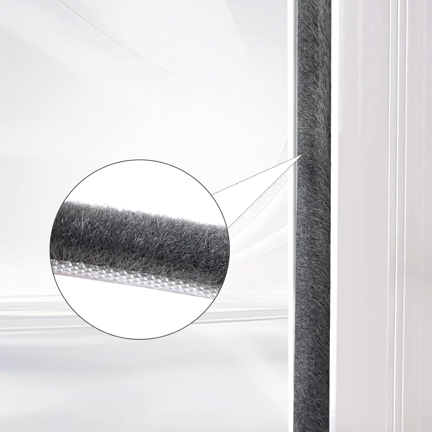 Sello de Burlete Autoadhesivo HomBreez 10.06 m Gris 0.89 cm