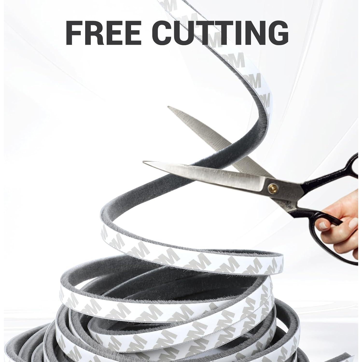 Sello de Burlete Autoadhesivo HomBreez 10.06 m Gris 0.89 cm