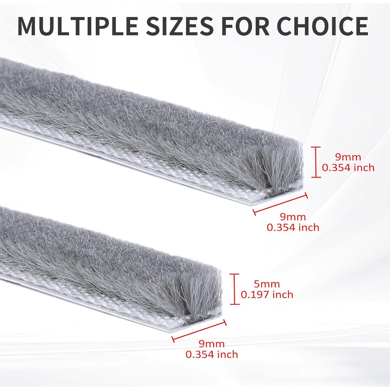 Sello de Burlete Autoadhesivo HomBreez 10.06 m Gris 0.89 cm