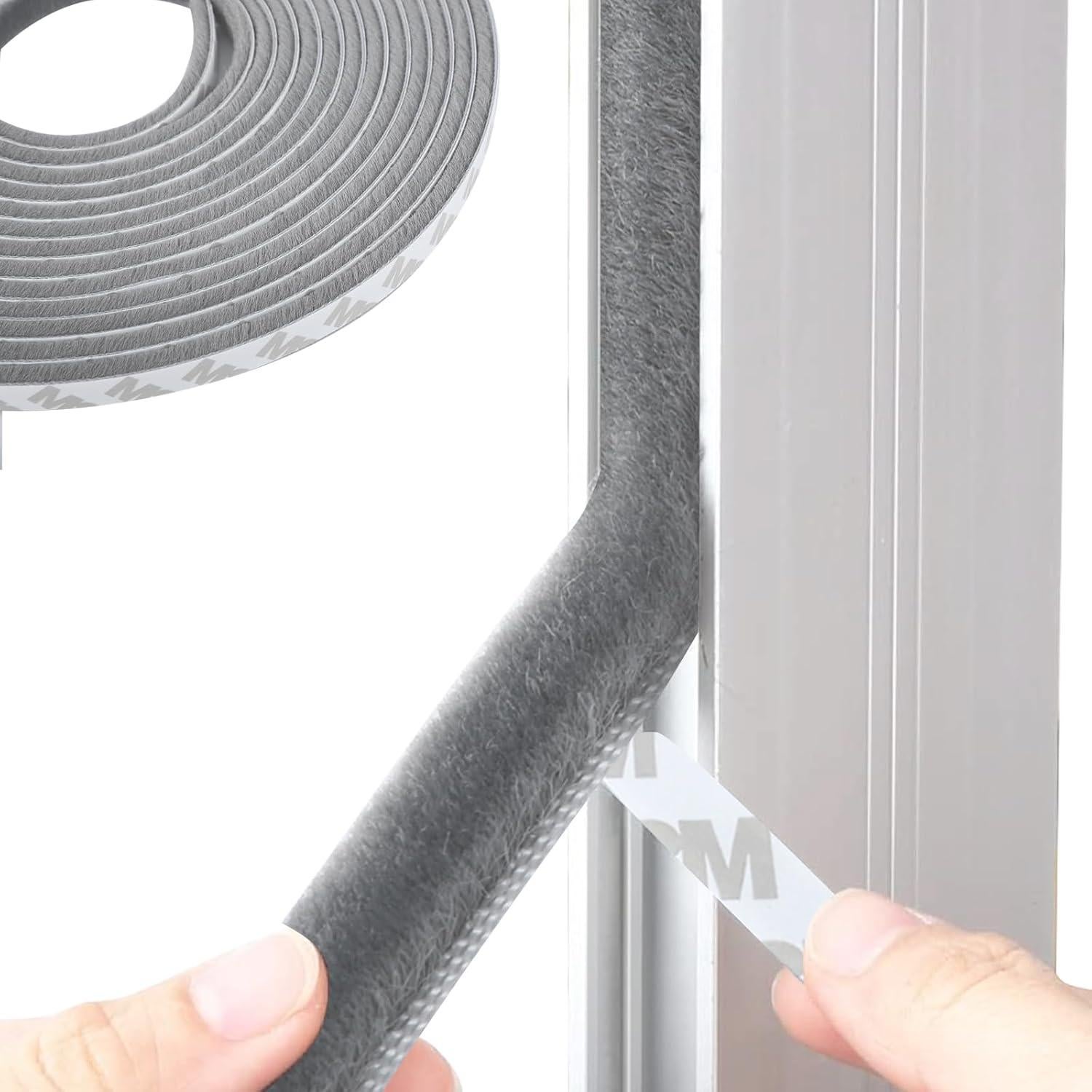 Sello de Burlete Autoadhesivo HomBreez 10.06 m Gris 0.89 cm