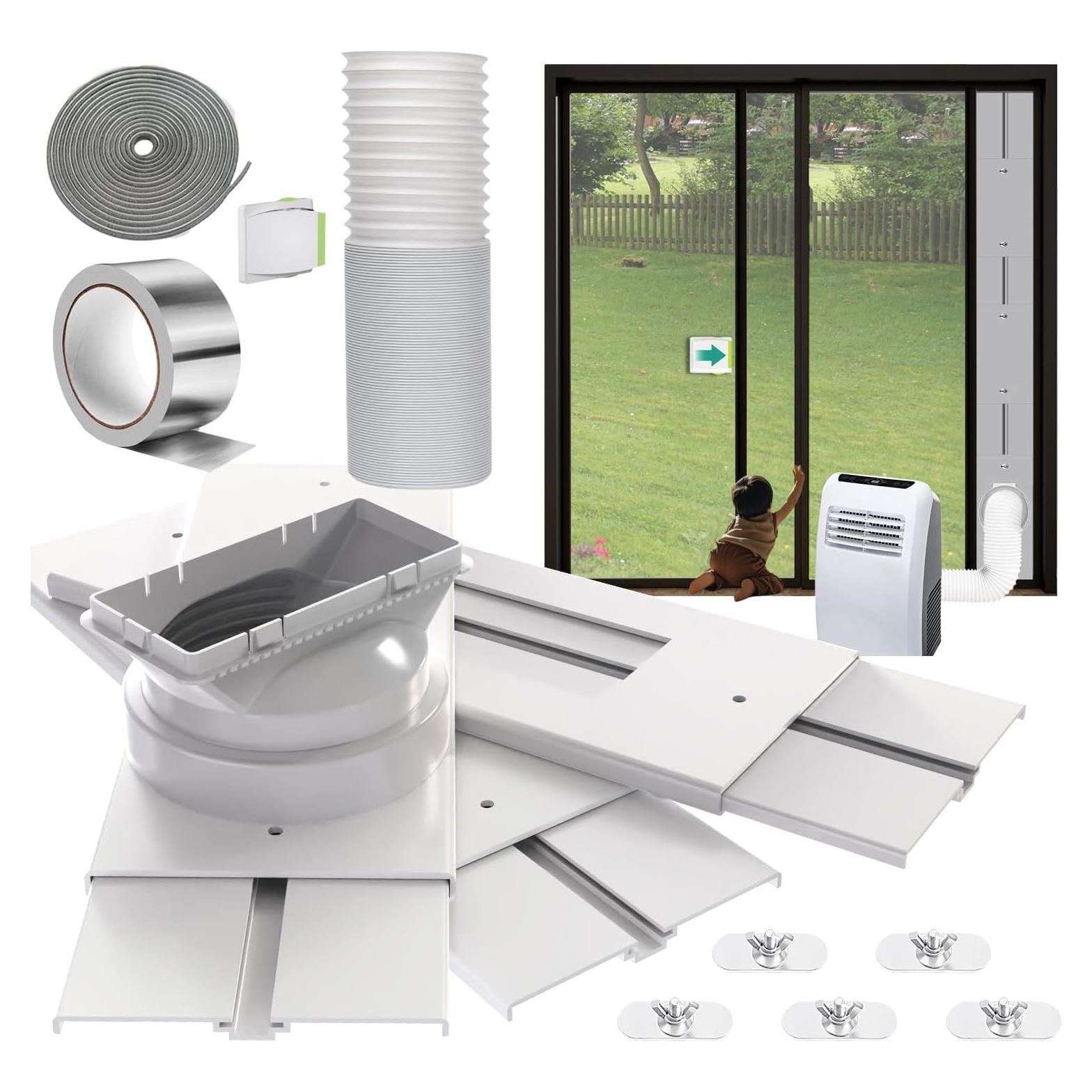 Kit de Ventilación Gulrear para Puerta Corredera 95" con Manguera 15 cm