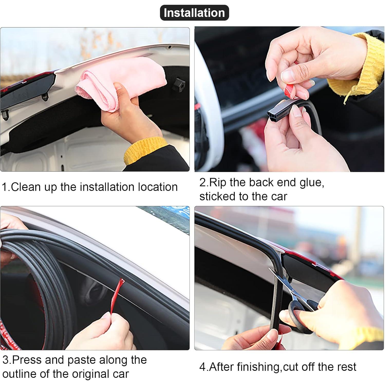 Tira de Sello para Puerta de Auto DOTAATDW 16M Goma Aislante