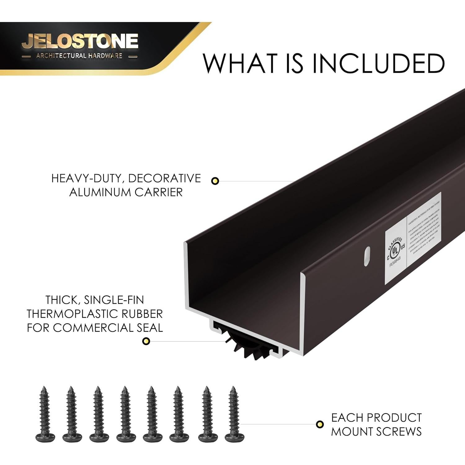 Zapato Inferior de Puerta Aluminio JELOSTONE JS-217DV 121.9 cm