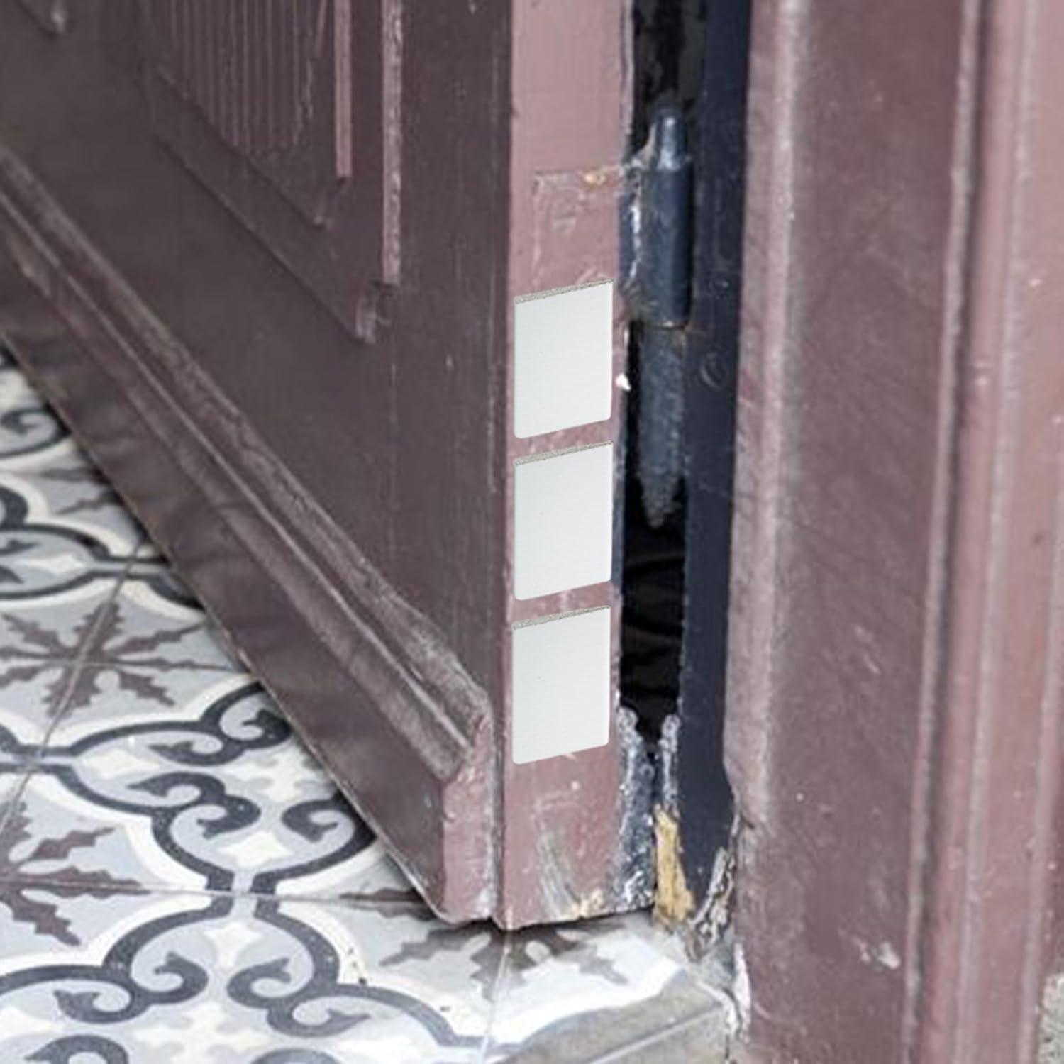 12 Sellos de Esquina Autoadhesivos Naturahand para Puertas