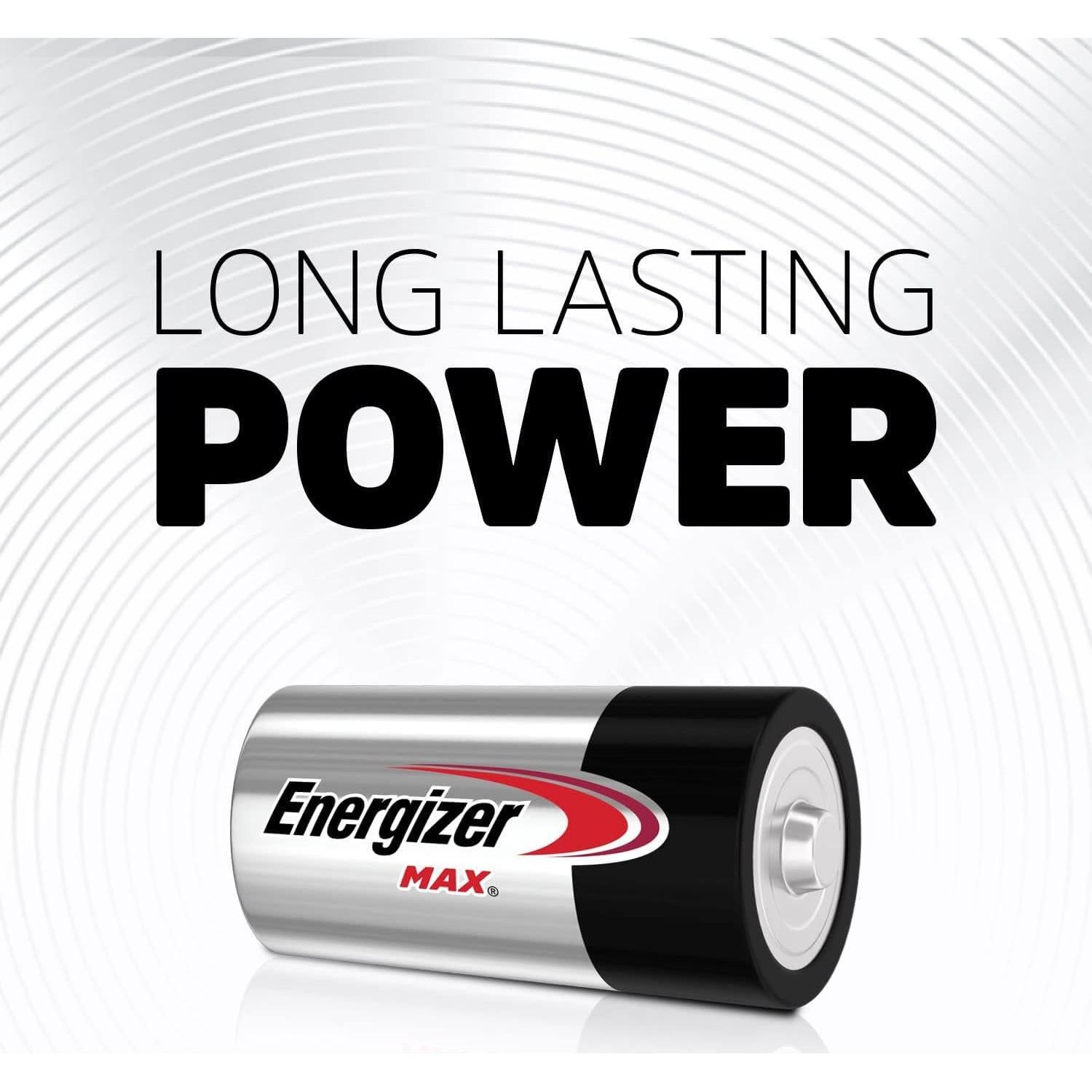Baterías Alcalinas Energizer MAX C - Paquete de 4 Unidades