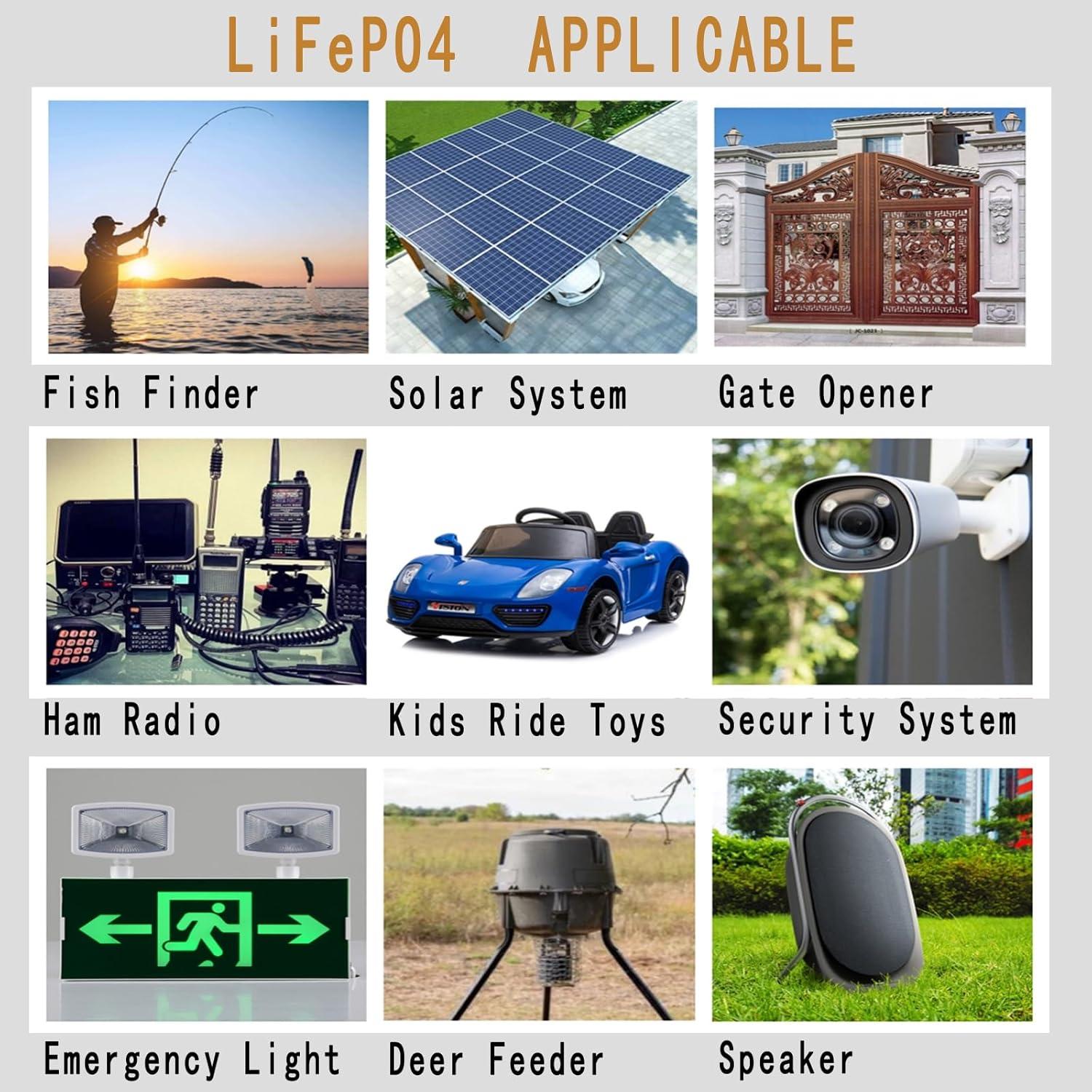 Batería de Litio 12V 7Ah HWE - 4000 Ciclos, BMS 15A