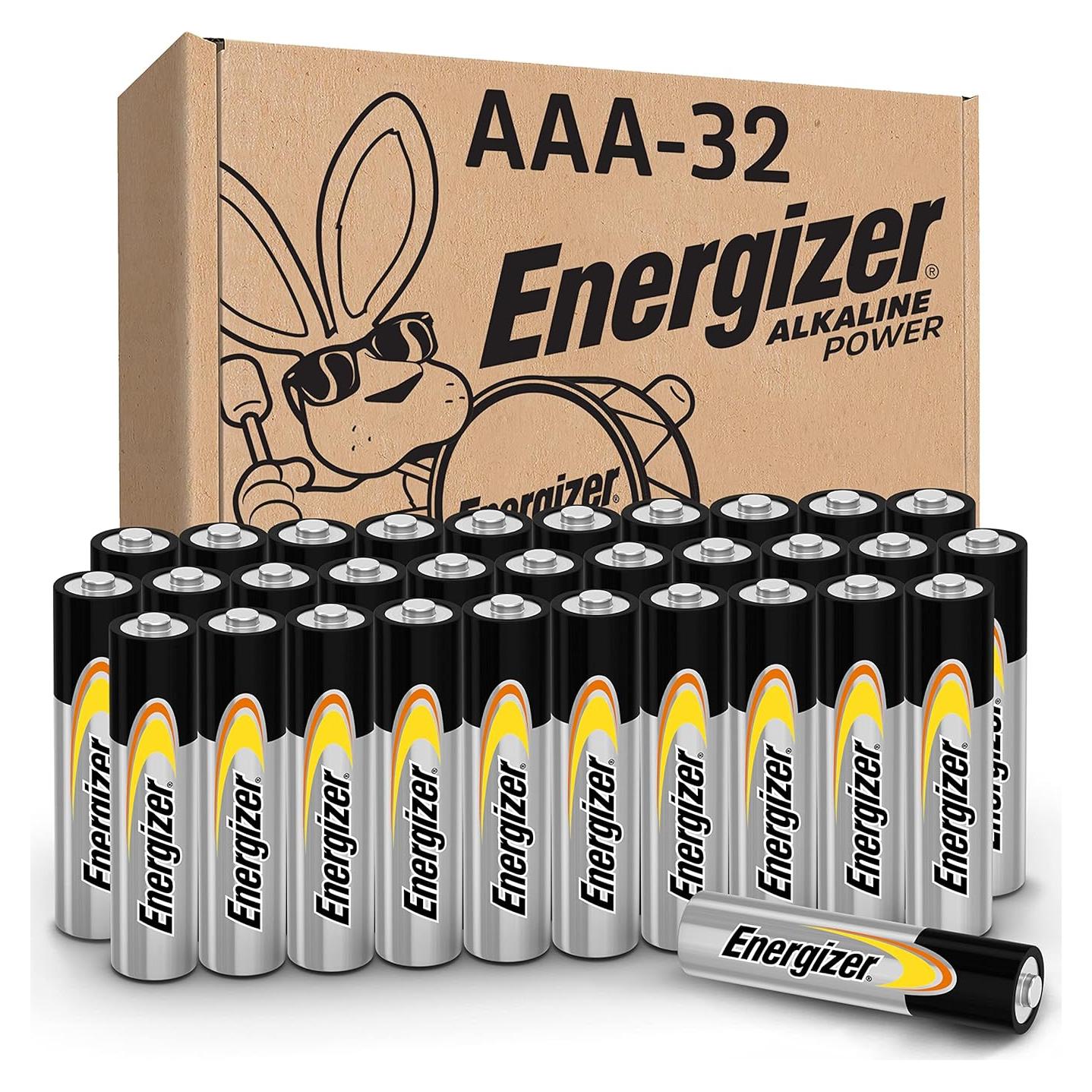 Baterías Alcalinas Energizer AAA 32 Unidades Larga Duración