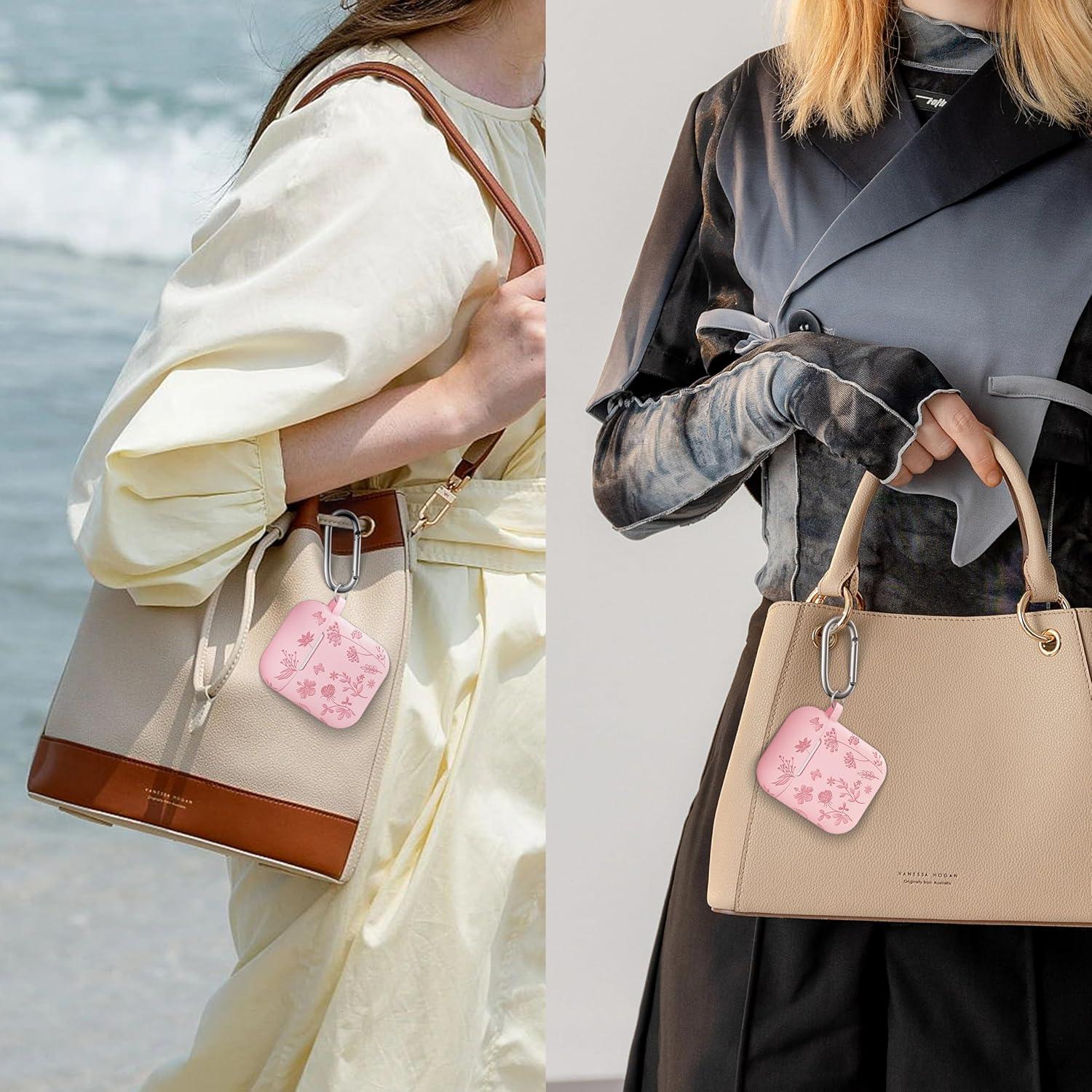 Funda de Silicona para AirPods 1ra/2da Gen - DXITROMI Rosa