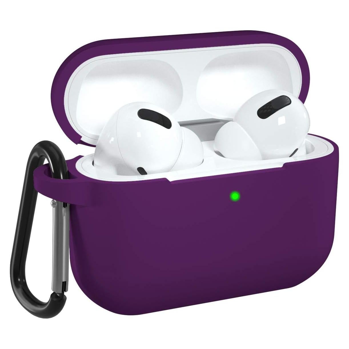 Funda de Silicona DGege Morada para AirPods Pro 1 y 2