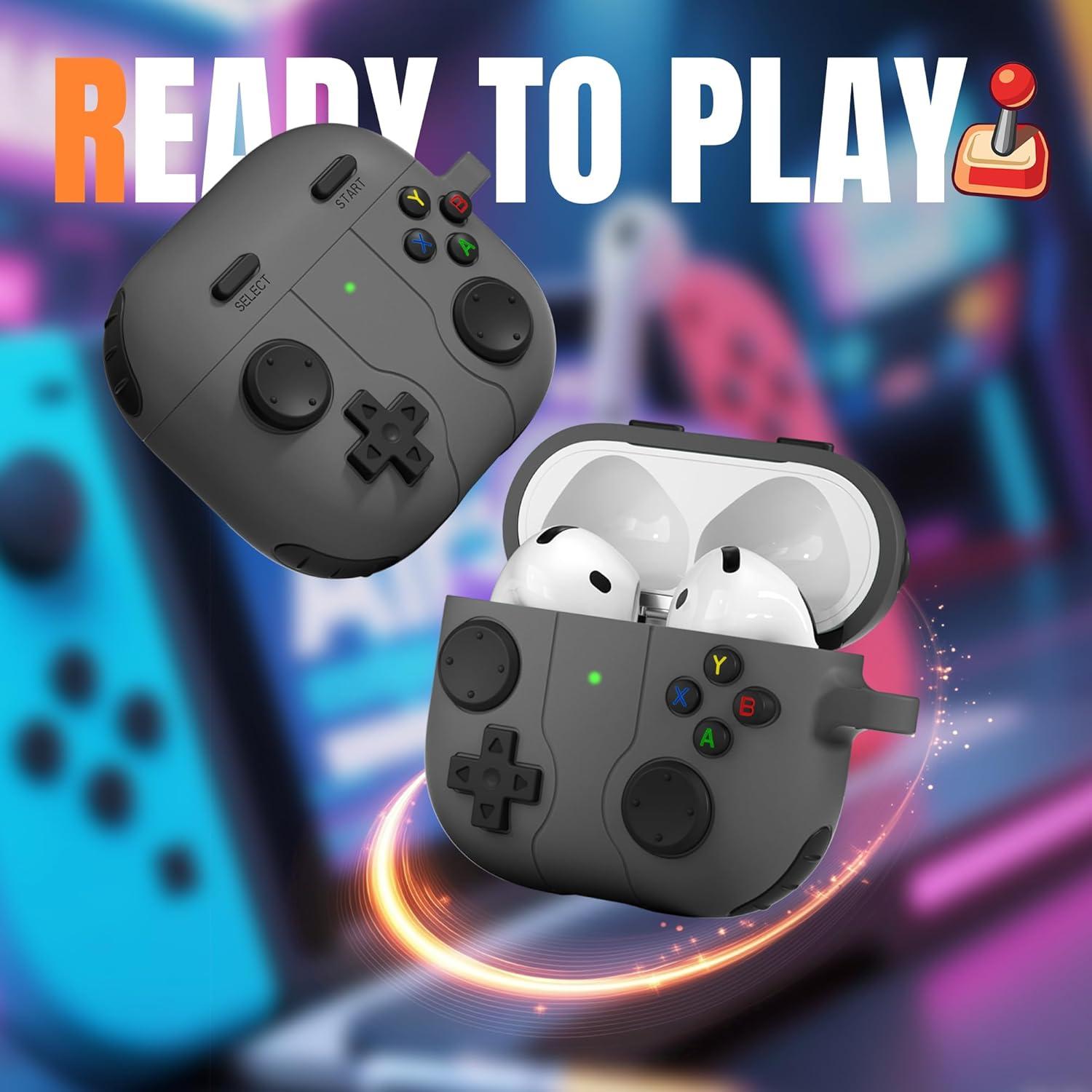 Funda de Silicona Getino para AirPods 4 2024 + Kit de Limpieza