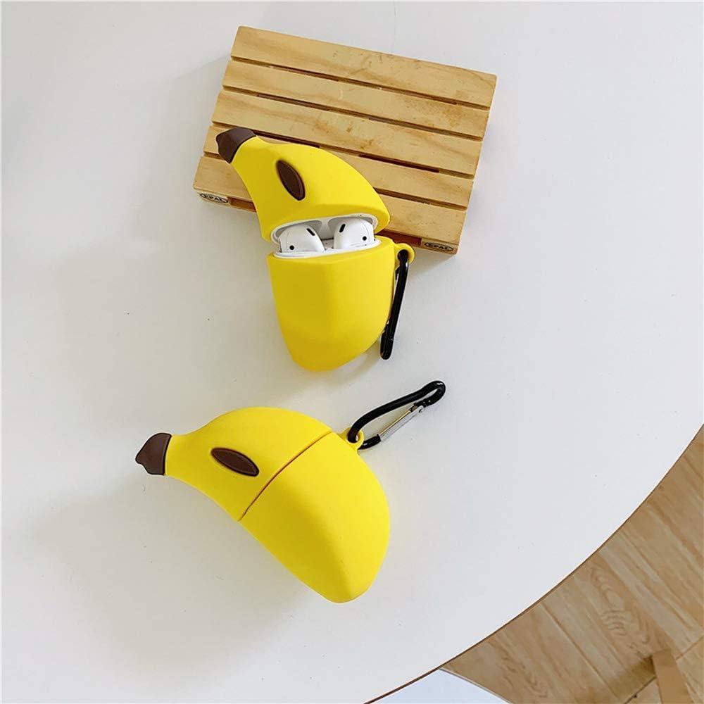 Funda Protectora Silicona ZOSTLAND para AirPods 2&1 - Banana