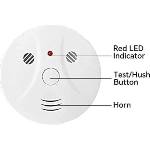 Paquete de 6 Detectores de Humo y Monóxido Lecoolife