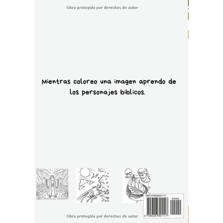 Mi libro para Colorear: De personajes de la Biblia (Spanish Edition)