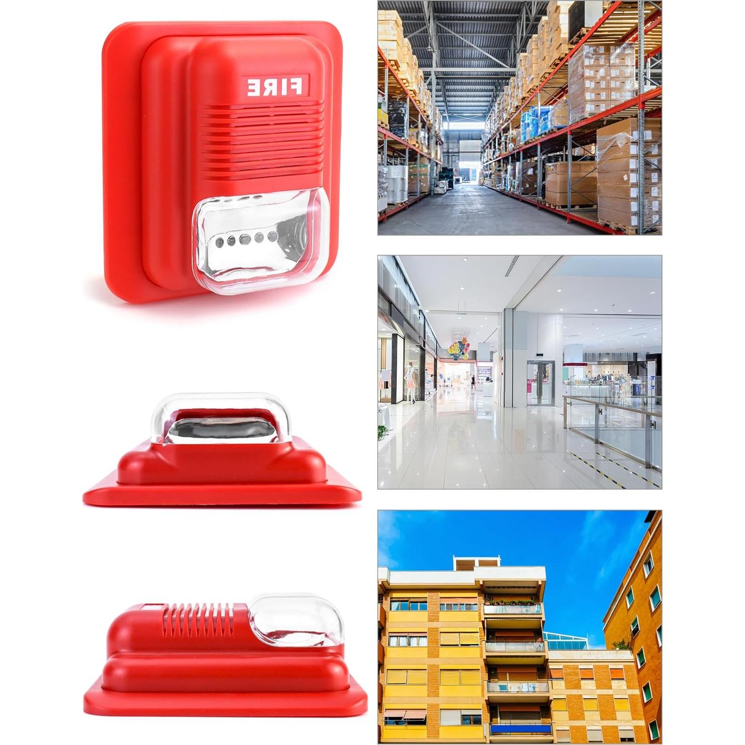 Estación de Alarma de Incendio QWORK Manual Doble Acción 9-24V