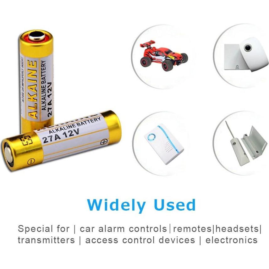 Batería Alcalina LiCB A27 12V - Paquete de 5 Unidades