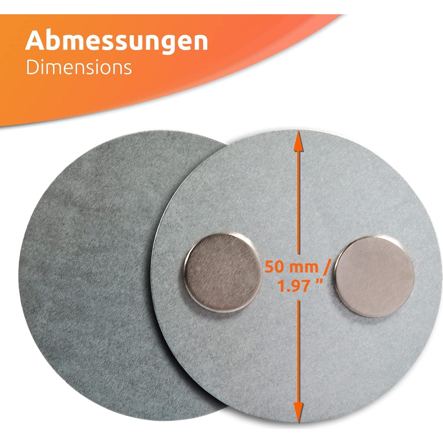 Soporte Magnético Autoadhesivo ECENCE 20pcs para Detectores de Humo