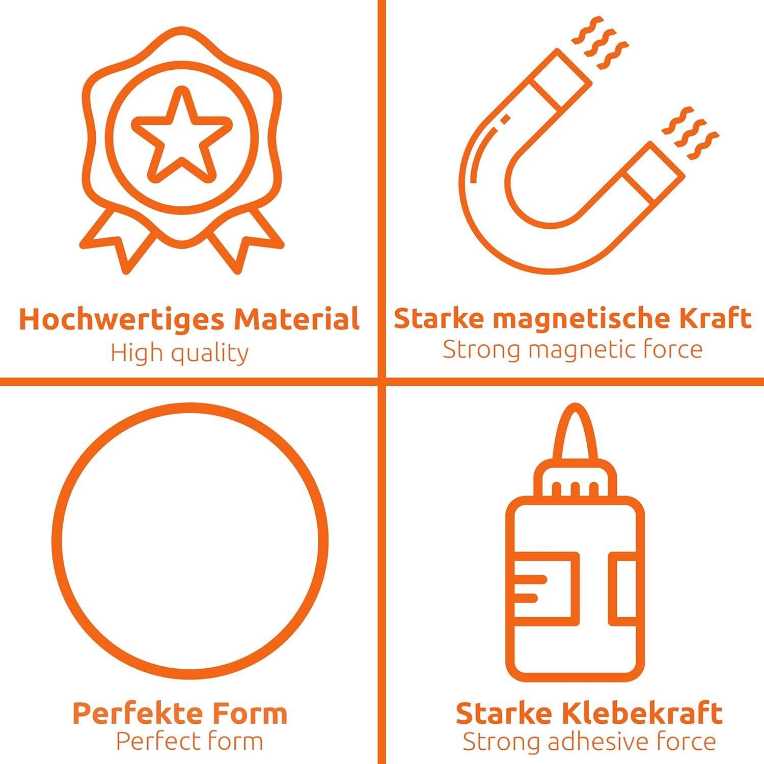 Soporte Magnético Autoadhesivo ECENCE 20pcs para Detectores de Humo