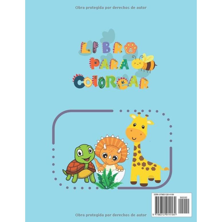 DINOAMIGOS: Libro para colorear (Spanish Edition)