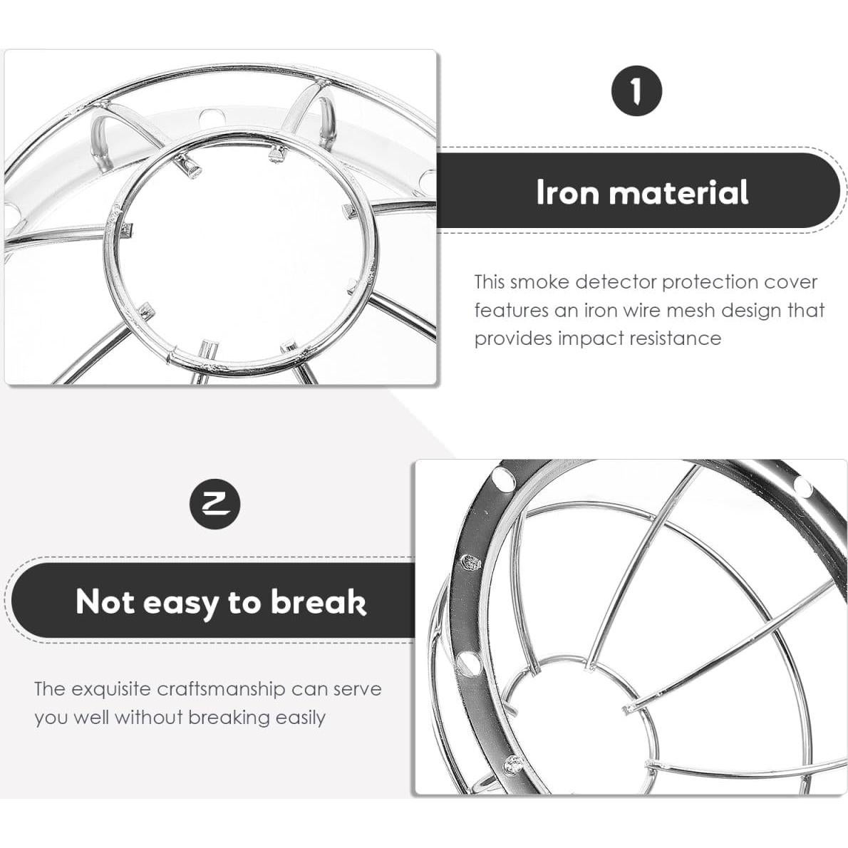 Cubierta Protectora para Detector de Humo Hemobllo 4 Pcs