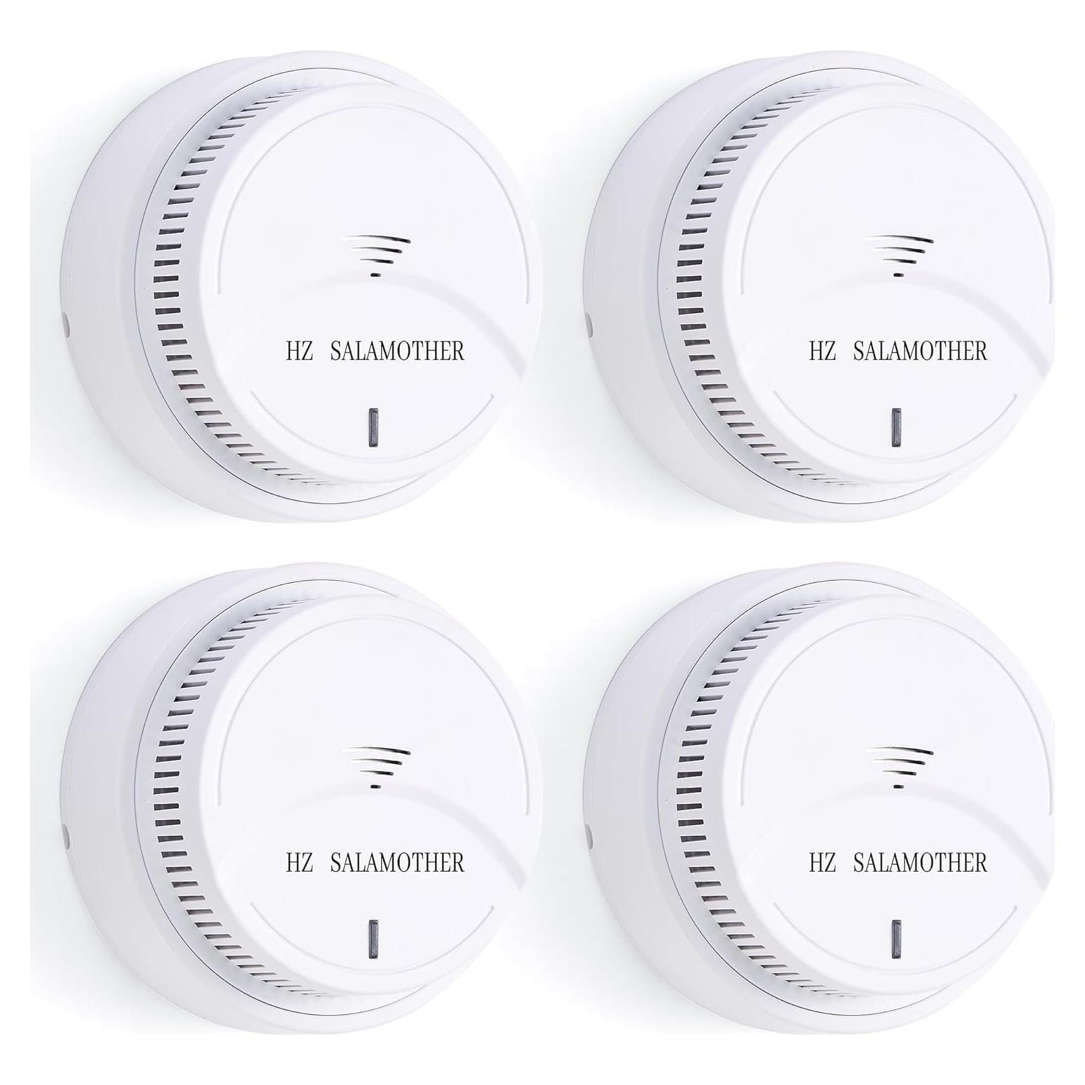 Detector de Humo HZ SALAMOTHER Fotoeléctrico 4 Unidades