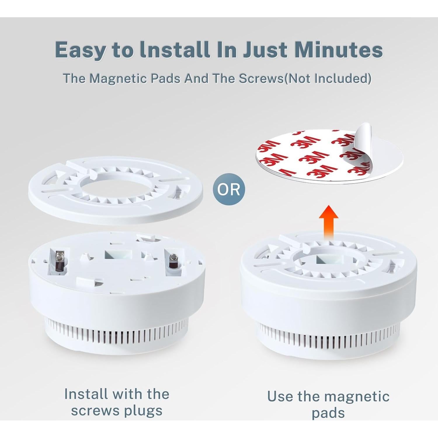 Detector de Humo HZ SALAMOTHER Fotoeléctrico 4 Unidades