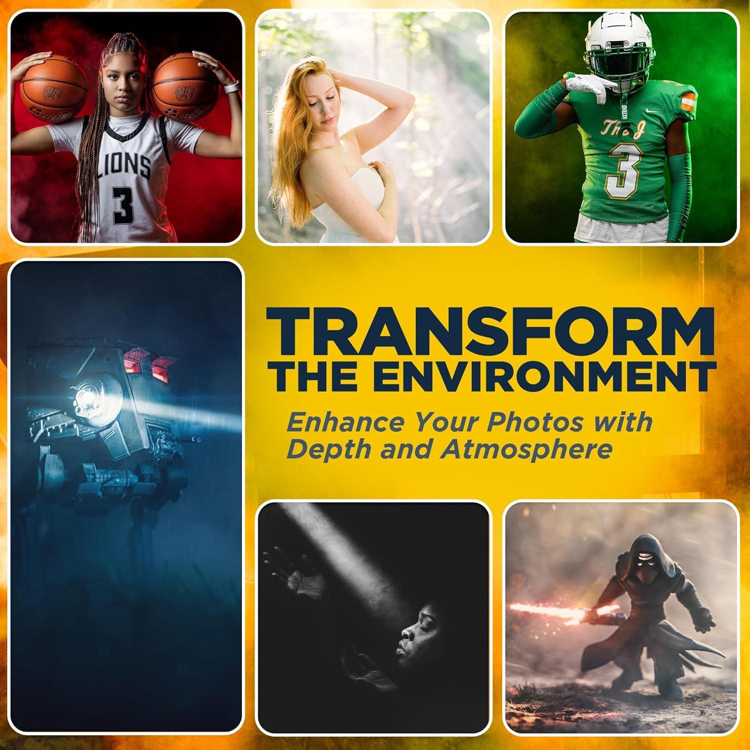 Paquete de 2 Aerosoles de Niebla Atmosphere - Efectos para Fotografía