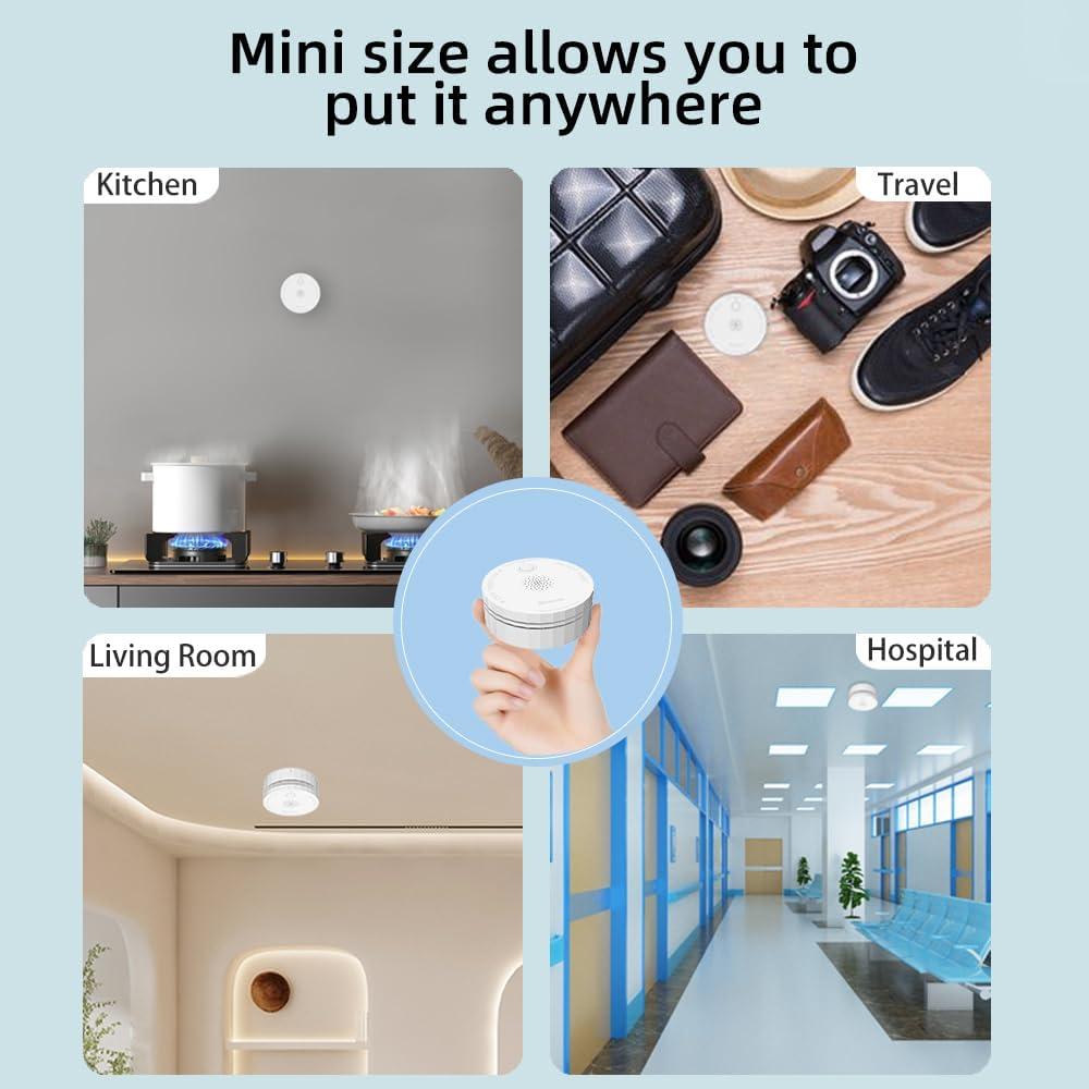 Detector de Monóxido de Carbono HEIMAN Mini WiFi 5 Paquete