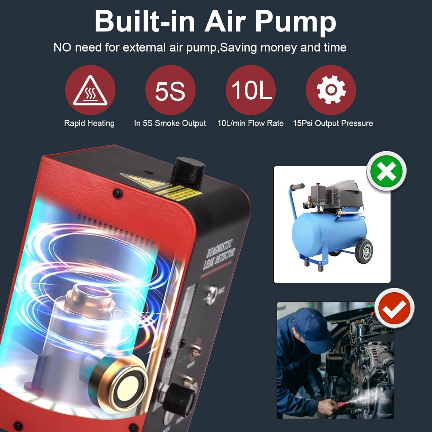 Máquina de Humo GNI para Detección de Fugas Automotriz 12V