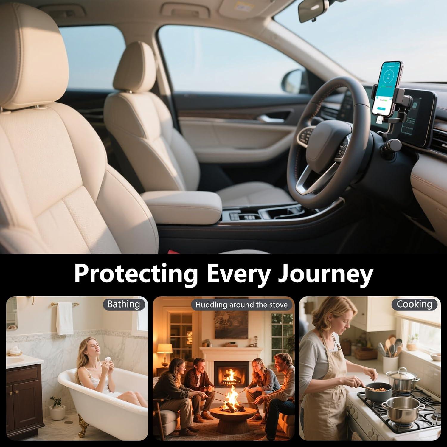 Detector de Monóxido de Carbono WuayMiy CO01 Portátil USB