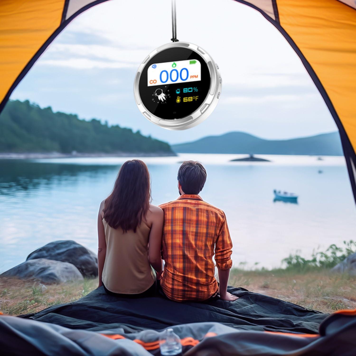 Detector de Monóxido de Carbono Portátil FuBegi HD08 Recargable