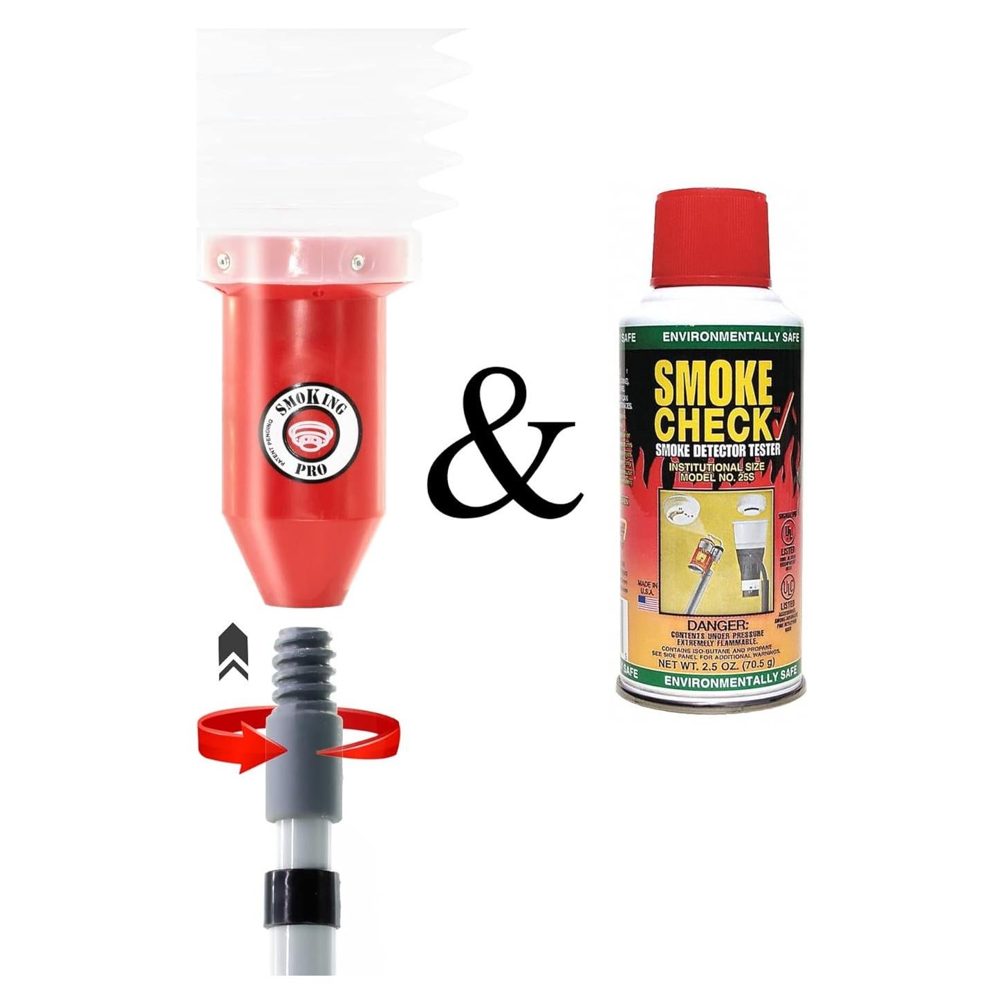 Probador de Detector de Humo SmoKing 2.0 + Lata SmokeCheck