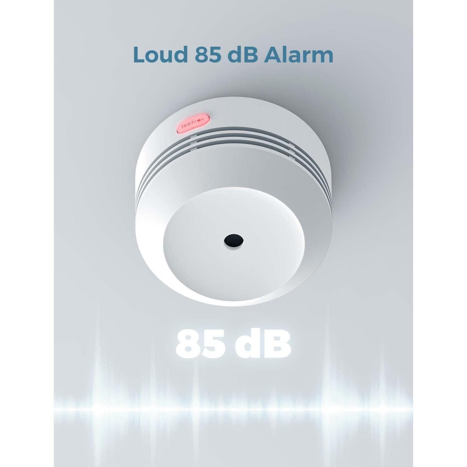 Detector de Humo Wi-Fi AEGISLINK S-WF240, Alarma Inteligente 1-Pack