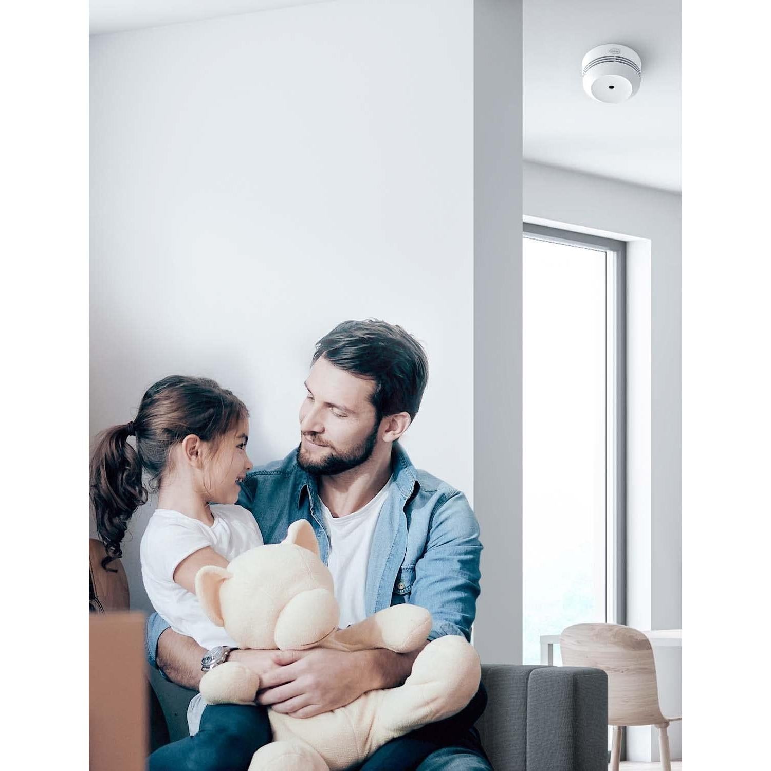 Detector de Humo Wi-Fi AEGISLINK S-WF240, Alarma Inteligente 1-Pack