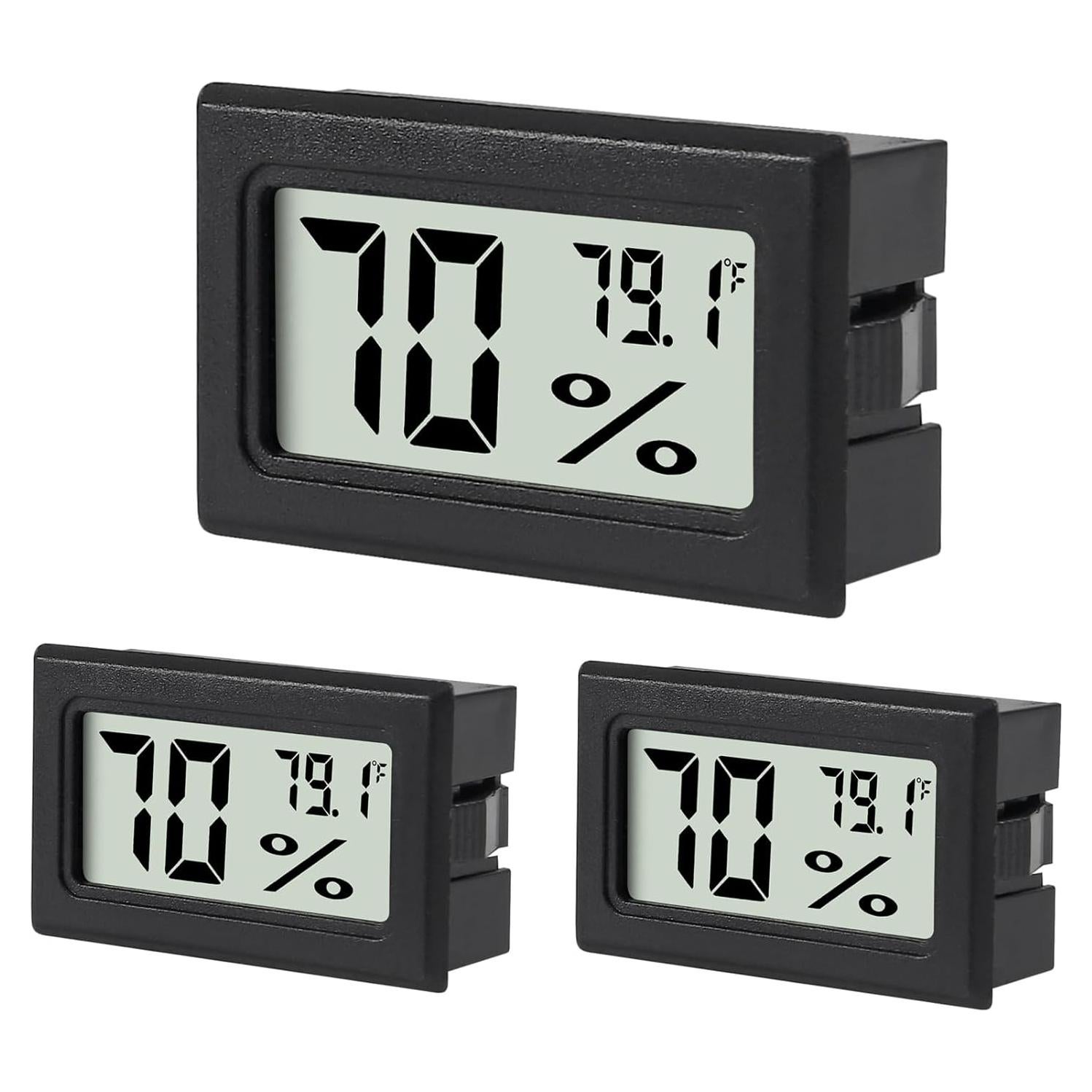 Termómetro Higrómetro Digital 3 Pcs Shutao Mini LCD