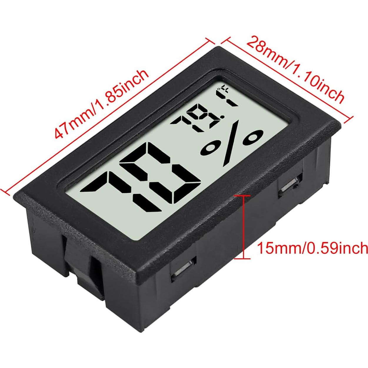 Termómetro Higrómetro Digital 3 Pcs Shutao Mini LCD