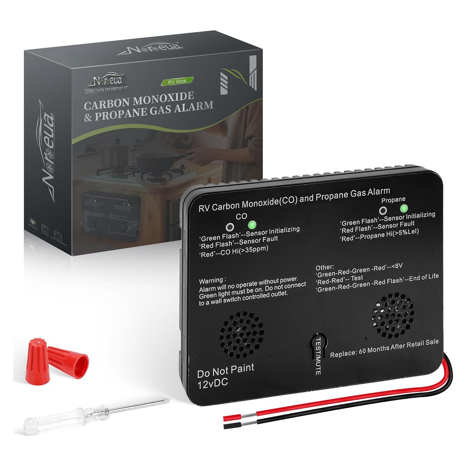 Detector de Monóxido de Carbono y Gas Propano Safe-T-Alert 12V