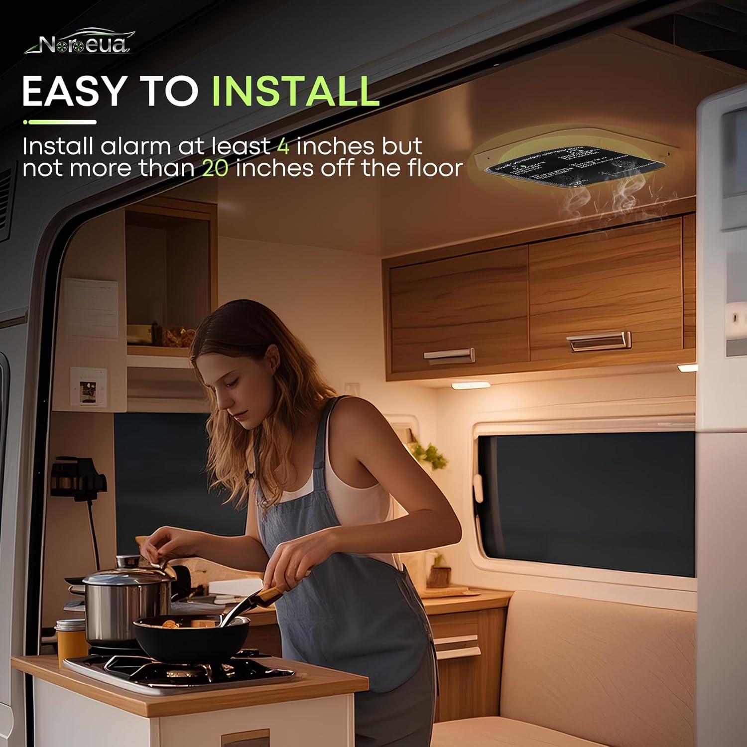 Detector de Monóxido de Carbono y Gas Propano Safe-T-Alert 12V