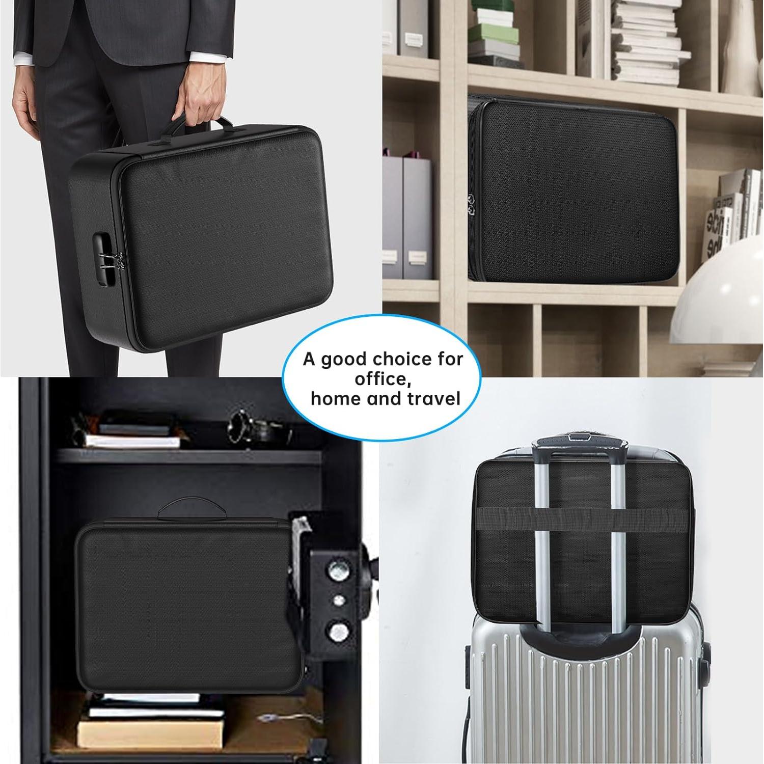 Bolsa de Documentos a Prueba de Fuego ENGPOW 36x27cm con Cerradura