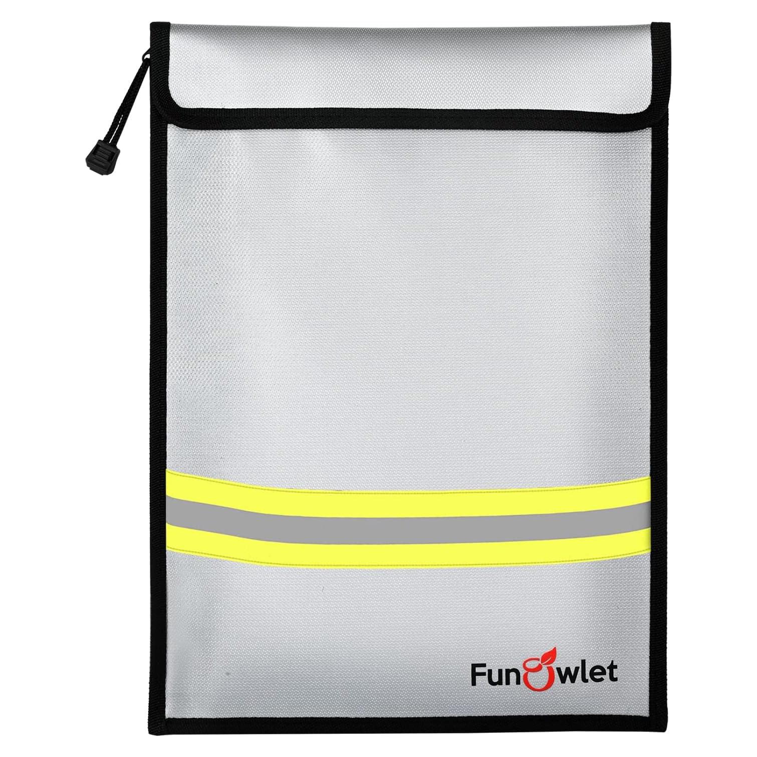 Bolsa a Prueba de Fuego y Agua FunOwlet 38.1x27.9cm Gris